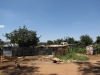 de ingang van de township